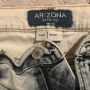 Arizona Acid Washed Jeans, Light Blue 30x32